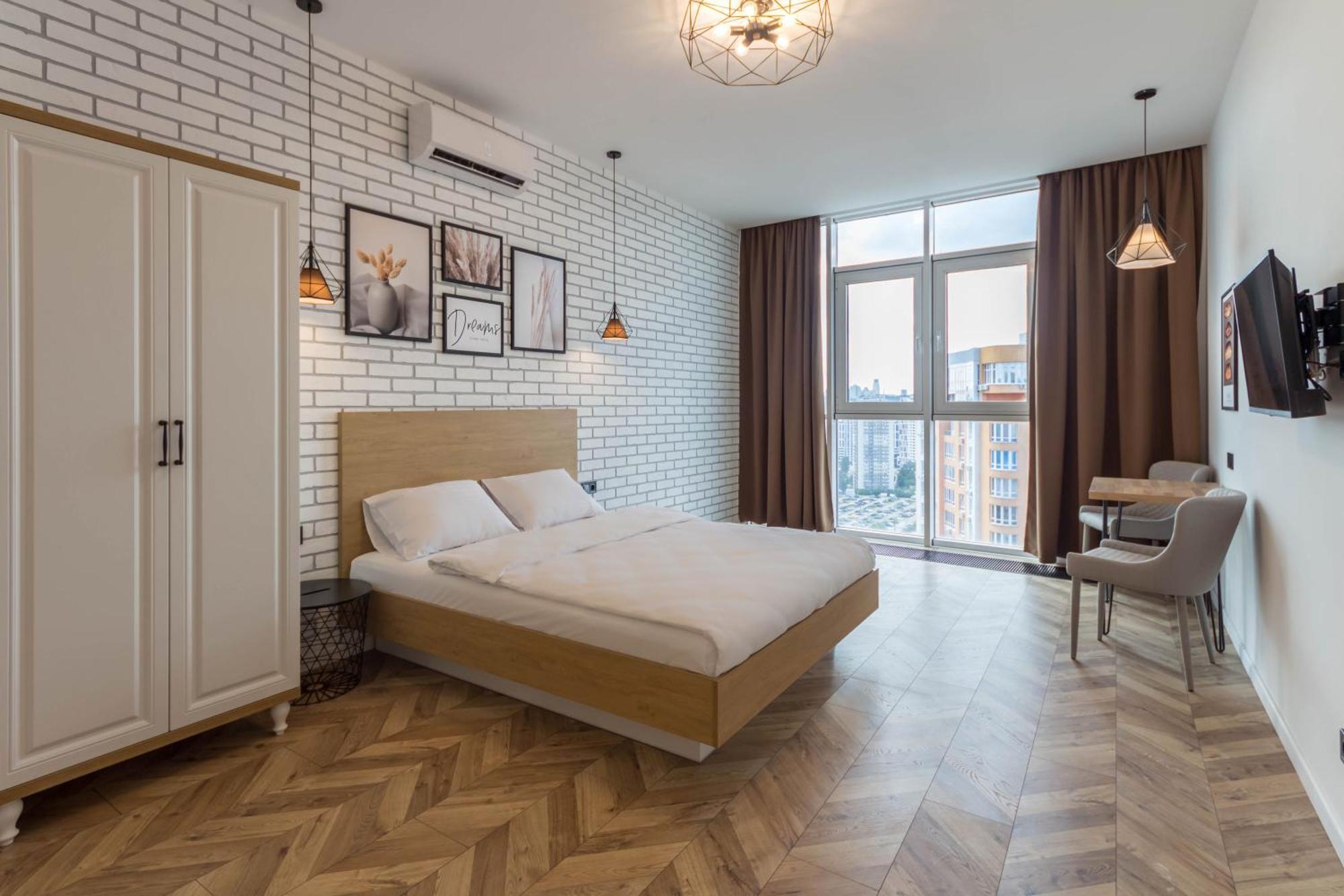 Design Apartments With Panoramic View Kiev Exterior foto