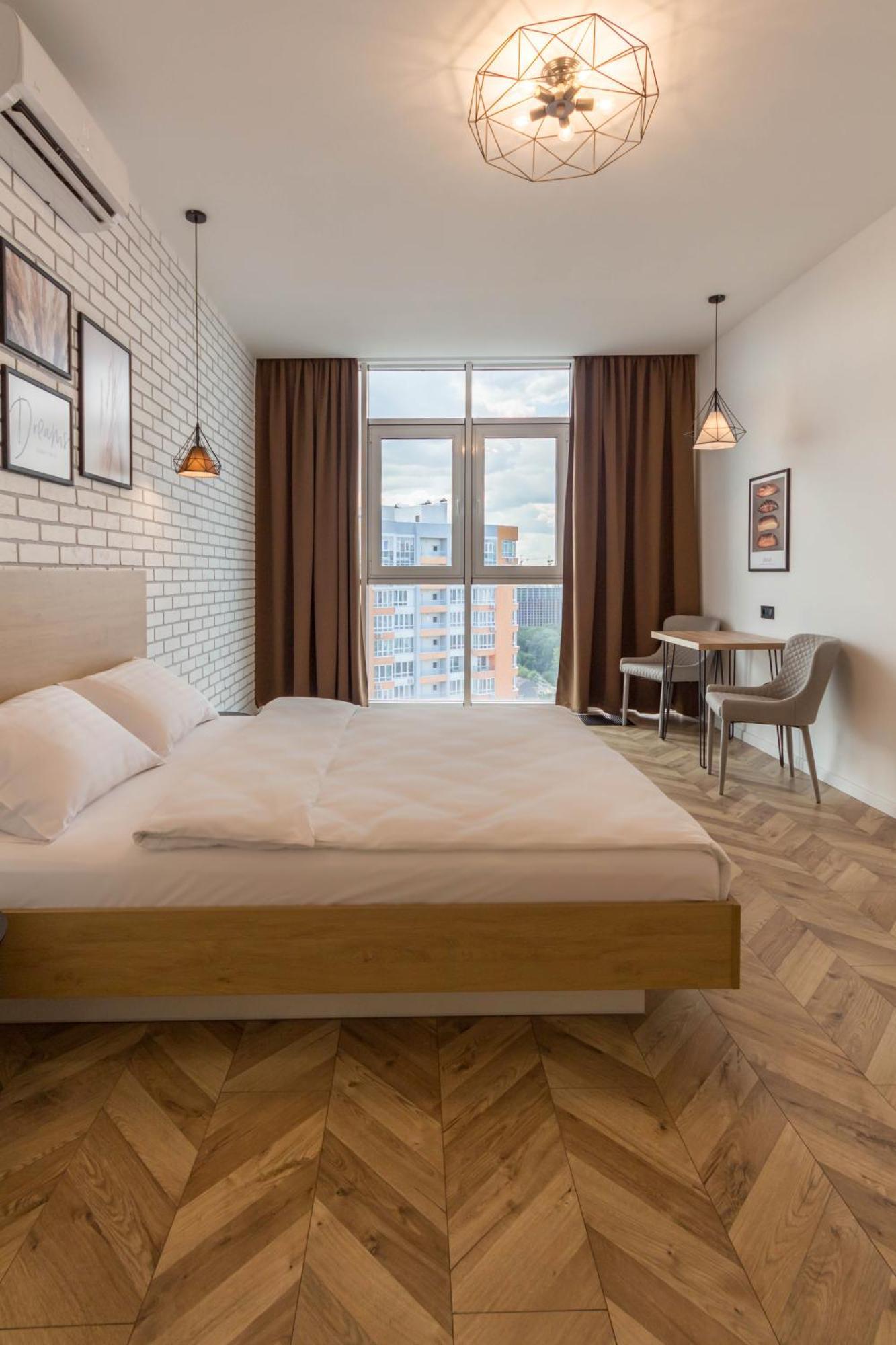Design Apartments With Panoramic View Kiev Exterior foto