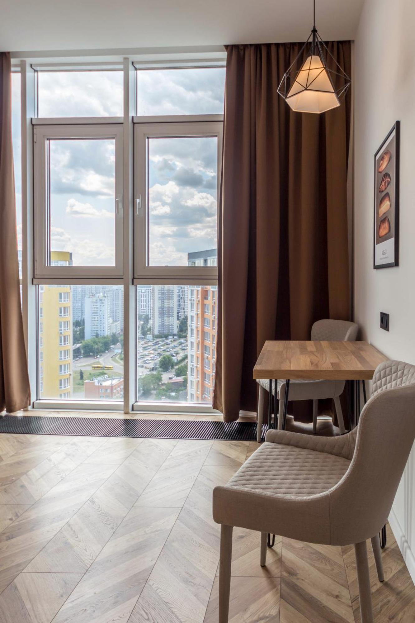 Design Apartments With Panoramic View Kiev Exterior foto